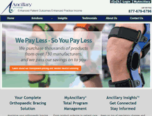 Tablet Screenshot of ancillaryadvantage.com